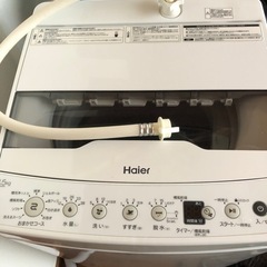 ハイアール洗濯機JW-HS45B 2022年製使用回数少ないです。 (りんりん 