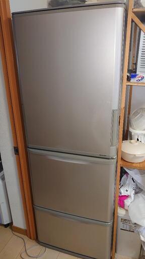SHARP冷蔵庫350Lどっちもドアsj-w352c-n
