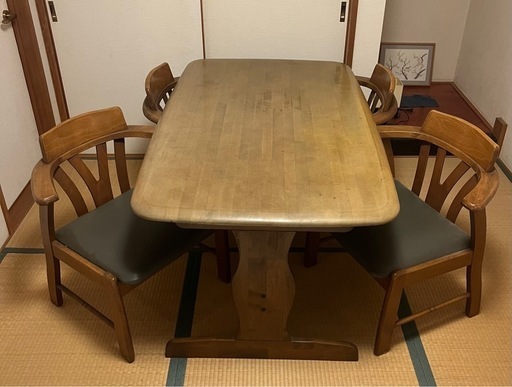 ダイニングテーブル4人掛けセット