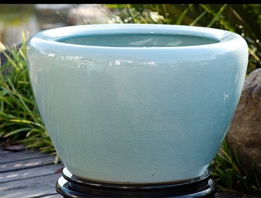 大 水かめ メダカ鉢　皿　金魚鉢　盆　陶器　磁器