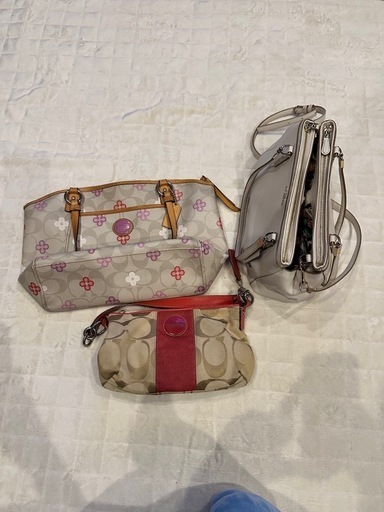 値下げしました。COACHカバン3点セット