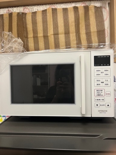 23年製日立フラット電子レンジ