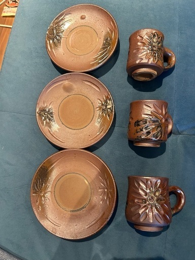 新品未使用　コーヒーカップ\u0026ソーサー3脚セット