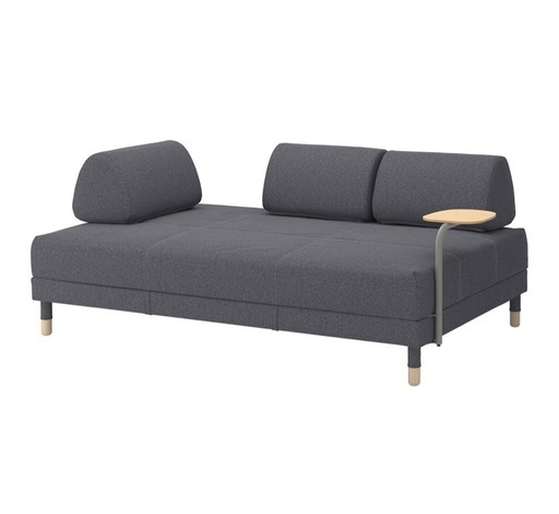 【9月で終了❗️レアカラー】IKEA ソファー  ベッド  FLOTTEBO フロッテボー ブラック