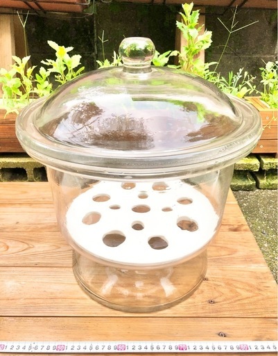 ガラス器具 デシケーター (大)　ガーデニング ガラスボトル 直径41cm サイエンスインテリア　☆配送応相談☆