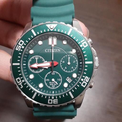 CITIZEN 時計　緑