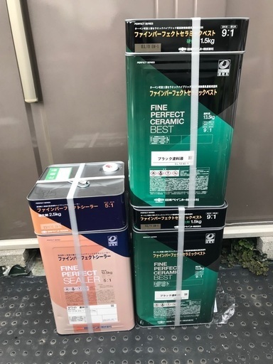 日本ペイント　屋根塗料　ファインパーフェクトセラミックベスト