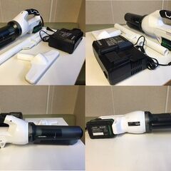 【美品・良品/フルセット/動作確認済】 HiKOKI/ハイコーキ　18V コードレスクリーナー サイクロン付　ボタン式スイッチ　R18DB(S)（XP）