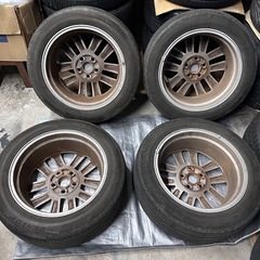 溝有　純正 17インチ ホイール 215/55/R17 GRS210　クラウンアスリート　より取り外し　200 210 クラウン