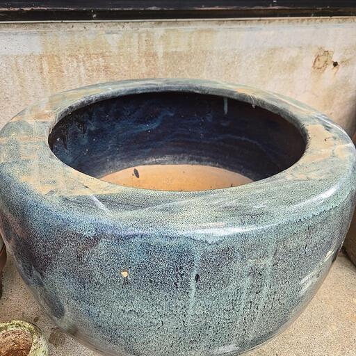 陶器　金魚鉢