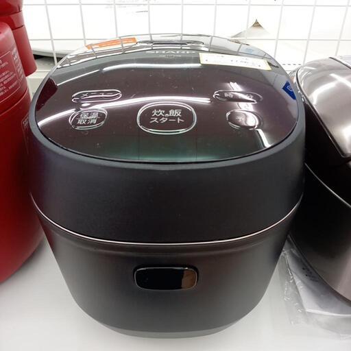 ★ジモティ割あり★ SHARP　炊飯ジャー　21年製　ブラック　クリーニング済　YJ3632