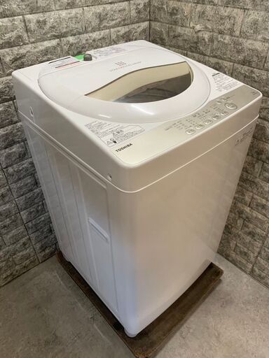 大阪送料無料★3か月保証★洗濯機★東芝★2016年★5㎏★AW-5G3★S-925