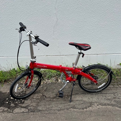 DAHON ダホン 折りたたみ自転車 20インチ 7段階変速　レッド