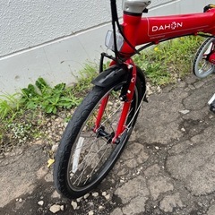 DAHON ダホン 折りたたみ自転車 20インチ 7段階変速　レッド