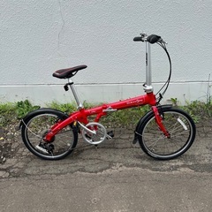 DAHON ダホン 折りたたみ自転車 20インチ 7段階変速　レッド
