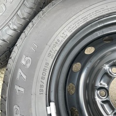 新車 外し 2024年製 ハイエース 純正 タイヤ ホイール 4本セット