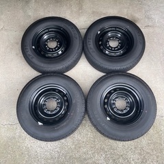 新車 外し 2024年製 ハイエース 純正 タイヤ ホイール 4本セット