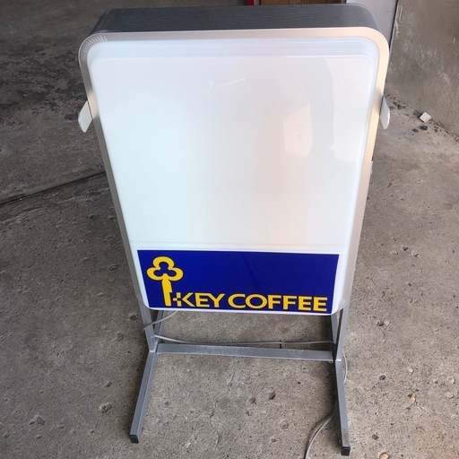 美品 屋内使用 キーコーヒー 電光看板  56×55×101cm