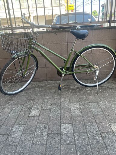 リサイクルショップどりーむ荒田店 No1425 自転車　シティサイクル　あさひ　２６インチ　LEDライト付き　カゴ付き