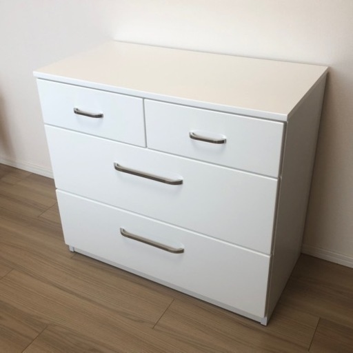 島忠家具3段チェスト白(残り1つ)