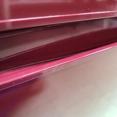 J7462 ★1ヶ月保証付★　AQUA　アクア　２ドア冷蔵庫　AQR-18G　レッド　2017年製 クリーニング済み　【リユースのサカイ柏店】