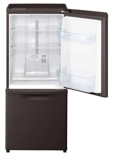 Panasonic　冷蔵庫 パーソナルタイプ マットビターブラウン NR-B14DW-T