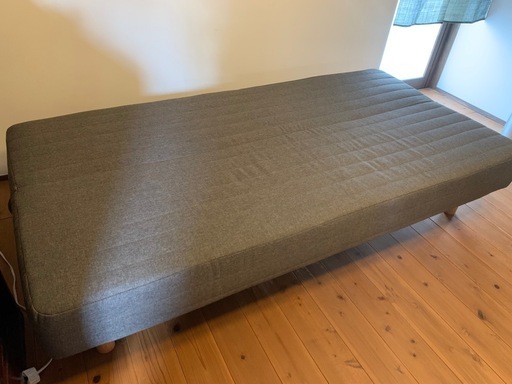 無印良品ソファベッド木製脚20cm新品未使用
