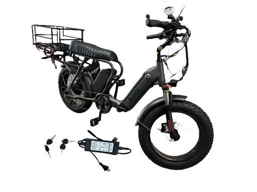 ⭐️激安価格⭐️De vida bike デビーダバイク　750wモデル　電動アシスト自転車　電動バイク　ブラック＆グレー