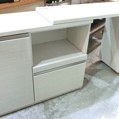 ニトリ 伸縮カウンター キッチンカウンター レンジボード カウンターテーブル 鏡面仕上げ【モノ市場東海店】