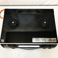 su0092　パロマ ガステーブル PA-N308WCK-3R プロパンガス(LPガス) 右強火力 ブラック Paloma グリル付きテーブルコンロ ガスコンロ 黒 ガラストップ ガステーブル 中古