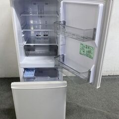 高年式!2024年製! 三菱/MITSUBISHI 2ドア 冷蔵庫 146L MR-P15J-W マットホワイト 1人暮らし コンパクト 中古家電 店頭引取歓迎 R8651