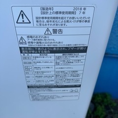 東芝 4.5k 洗濯機 AW-45M5 2018年 I068