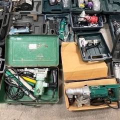 大量 電動工具 HITACHI RYOBI  釘打ち機 インパクトドライバー など　まとめ