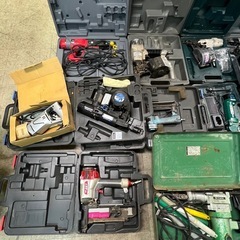 大量 電動工具 HITACHI RYOBI  釘打ち機 インパクトドライバー など　まとめ