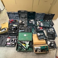 大量 電動工具 HITACHI RYOBI  釘打ち機 インパクトドライバー など　まとめ