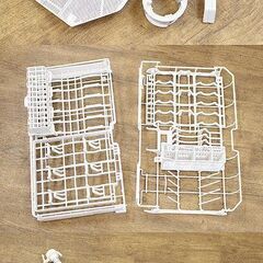 (Y)北大前! 札幌 引取 Panasonic パナソニック NP-TH4 食器洗い乾燥機 2020年製 ホワイト 食器点数約40点 約5人分 家庭用 食洗機 2051575