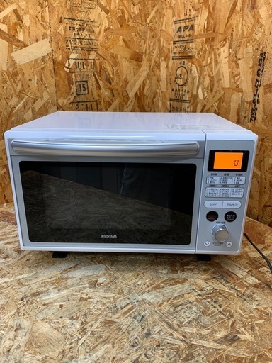 a(6617) アイリスオーヤマ スチームオーブンレンジ MO-F2402-W 2023年式 100V IRIS OHYAMA ホワイト 通電確認済み 電子レンジ オーブン