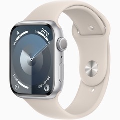 極上品　Apple Watch 9 GPSモデル　45mm シル...