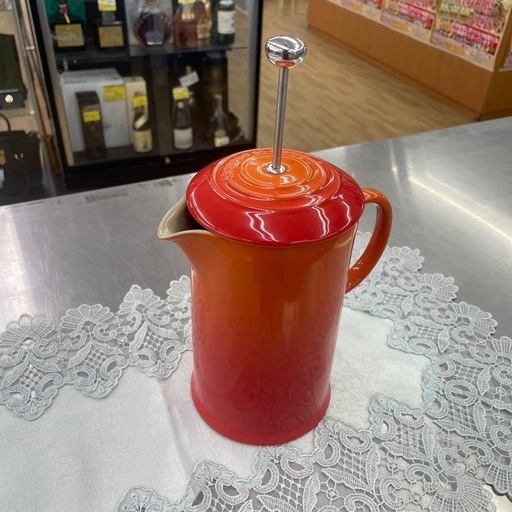 【ドリーム川西店御来店限定】 LE CREUSET フレンチプレス/中古品【2003249255626278】