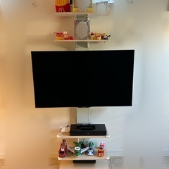 テレビ+テレビスタンド（2017年と2021年購入）