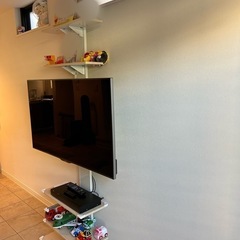 テレビ+テレビスタンド（2017年と2021年購入）