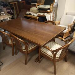 ダイニングテーブル 180 カリモクの中古が安い！激安で譲ります・無料  