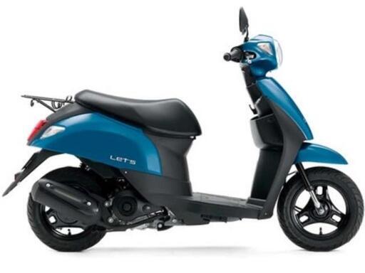 【現行モデル☀安く譲ります！】安心の整備済スカイブルー❗安心のセル一発始動❗SUZUKI　レッツ（ca4aa）