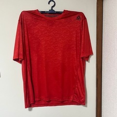 【USA輸入】Reebok 古着 スポーツTシャツ レッド メン...