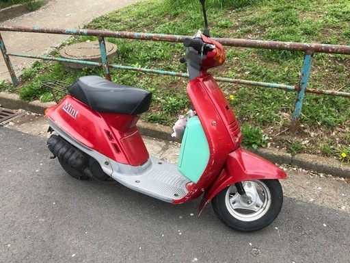 ヤマハメイト90 自作マフラーいい音します 実働車輌 リアボックス付き