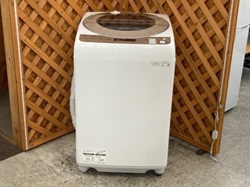 【愛品館江戸川店】保証充実　シャープ　2020年製　9.0kg全自動洗濯機　ES-KSV9D-N
