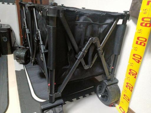 未使用 キャリーワゴン？耐荷重150キロとか書いてた気がした。 Amazon | MR. NOMADS 【ラグビー日本代表使用】 キャリーワゴン  キャリーカート 4輪 こども乗せれる 折り畳み 軽量 大容量 150L コンパクト 大きいタイヤ 頑丈 耐荷重150kg 自立収納 ワンタッチ収束式  ...