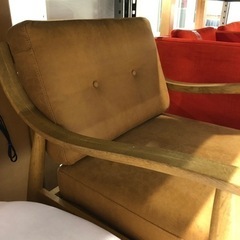 関家具1人掛けソファーアルネブラウン【トレファク堺福田店】