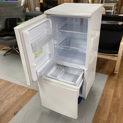 S174 ⭐ SHARP ２ドア冷蔵庫（137L つけかえドア）17年製 SJ-D14C ⭐動作確認済⭐クリーニング済