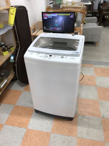 洗濯機 9.0kg アクア AQW-GV90J 2021年製 W(幅)58.0×D(奥行き)57.0×H(高さ)98.0cm ※クリーニング済み